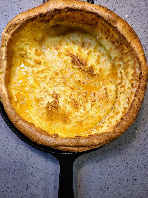 Cooked Dutch baby