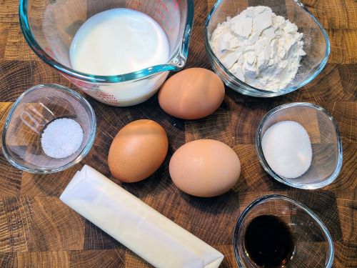 Ingredients for Dutch baby