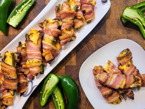 Jalapeño poppers ready for a party