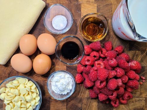 Ingredients for Raspberry tart