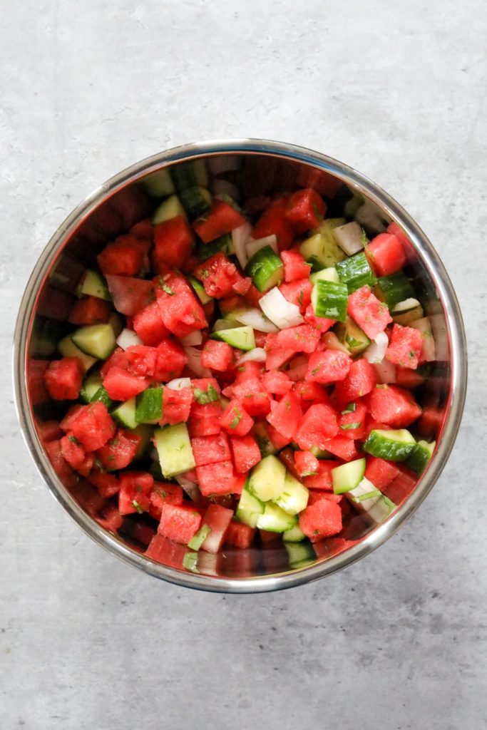 mixed Watermelon salad