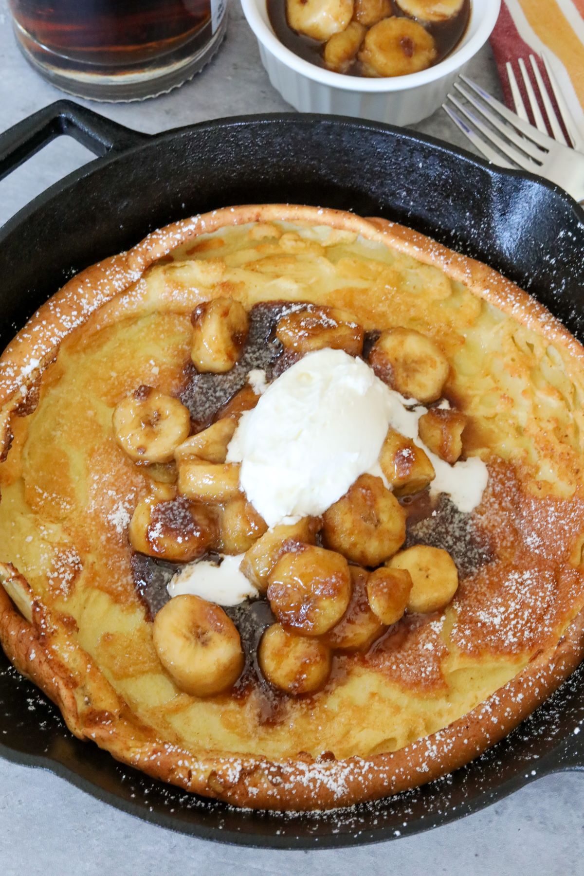 BEST Gingerbread Dutch Baby Pancakes - Perfect for Christmas Morning!