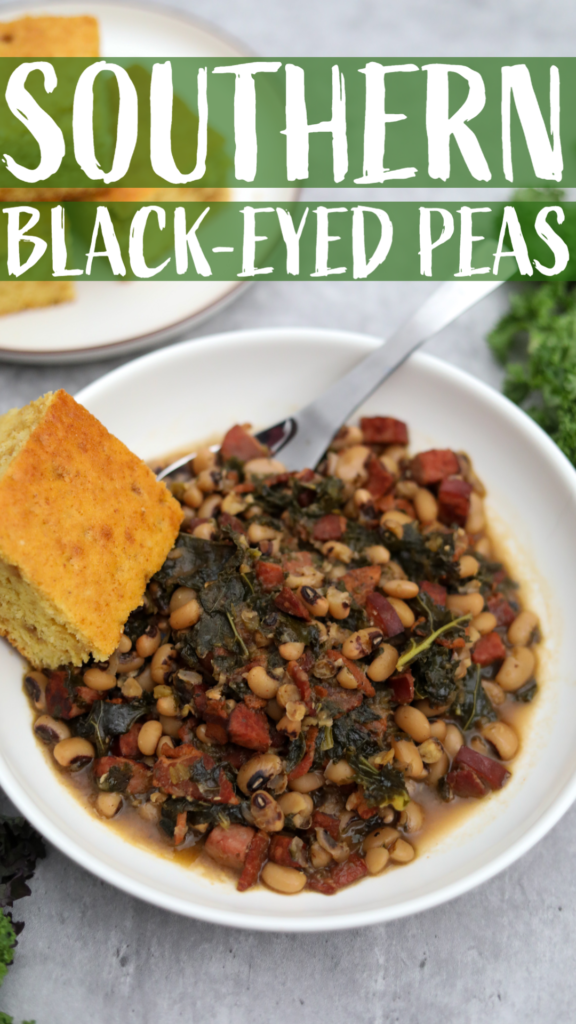 Southern black-eyed peas pinterest pin