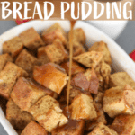 Bourbon bread pudding Pinterest pin