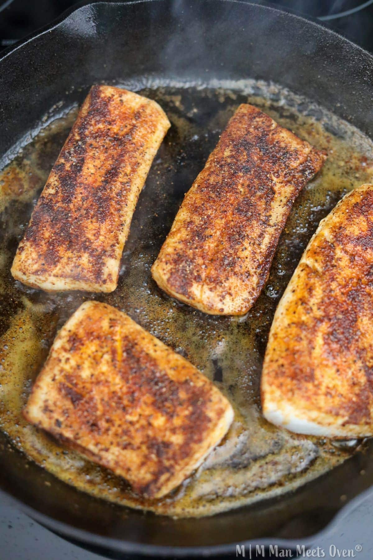 Easy Pan Seared Mahi Mahi Man Meets Oven