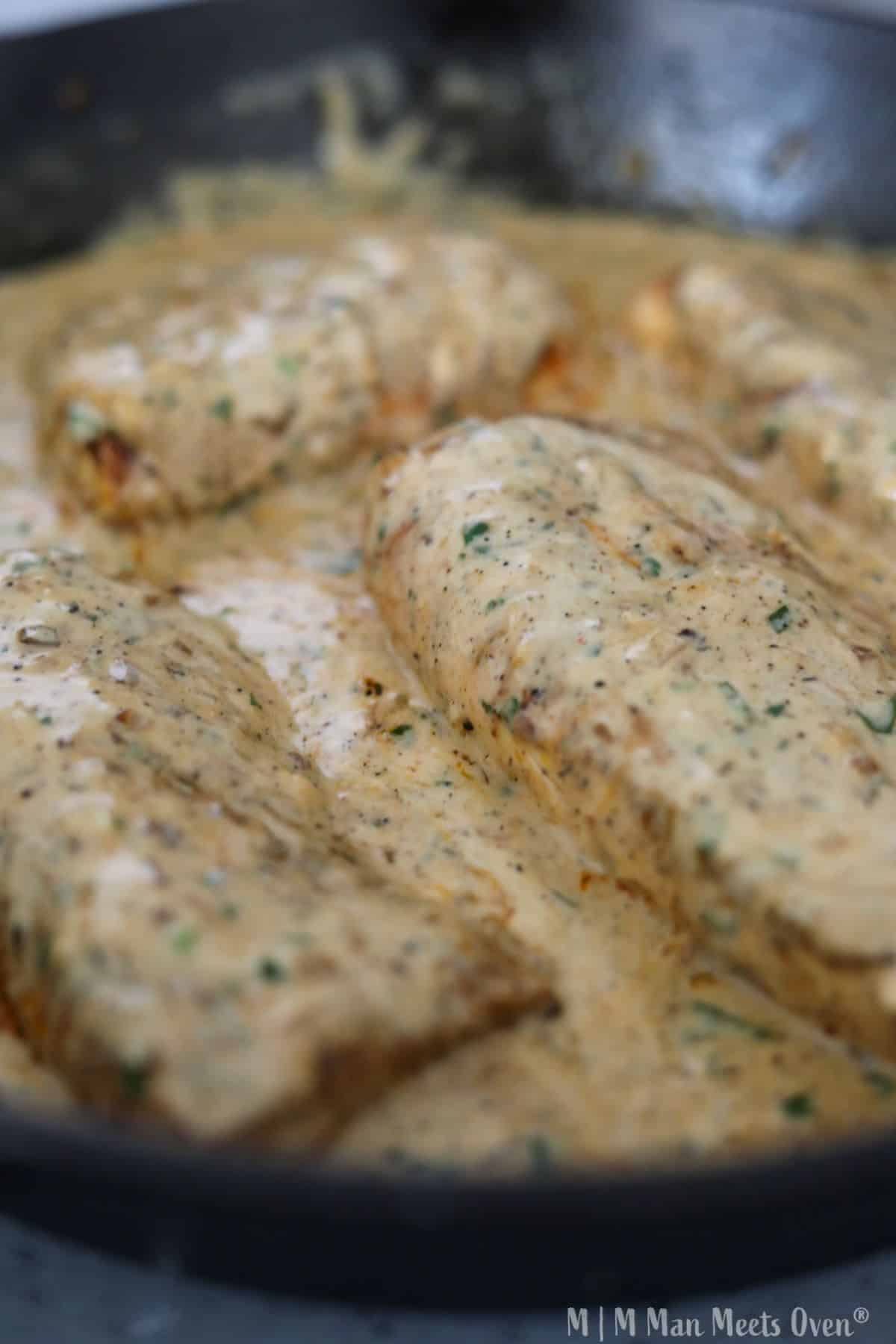 Easy Pan Seared Mahi Mahi Man Meets Oven