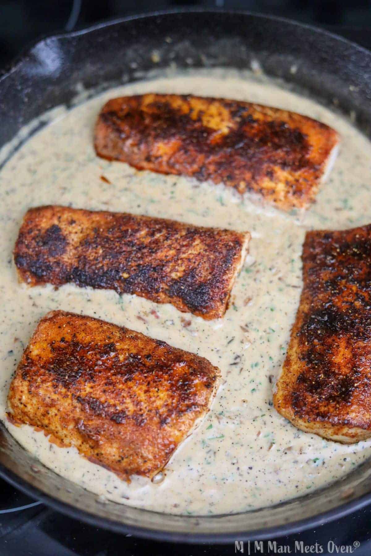 Easy Pan Seared Mahi Mahi Man Meets Oven