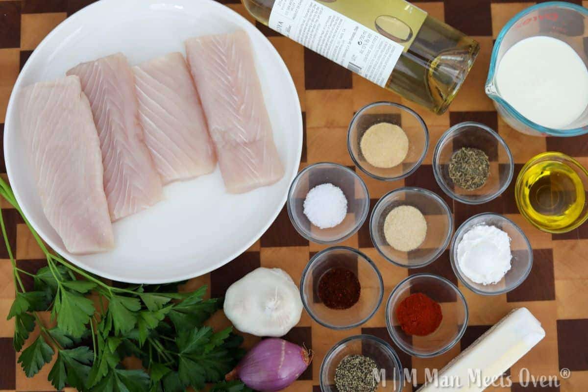 Easy Pan Seared Mahi Mahi Man Meets Oven