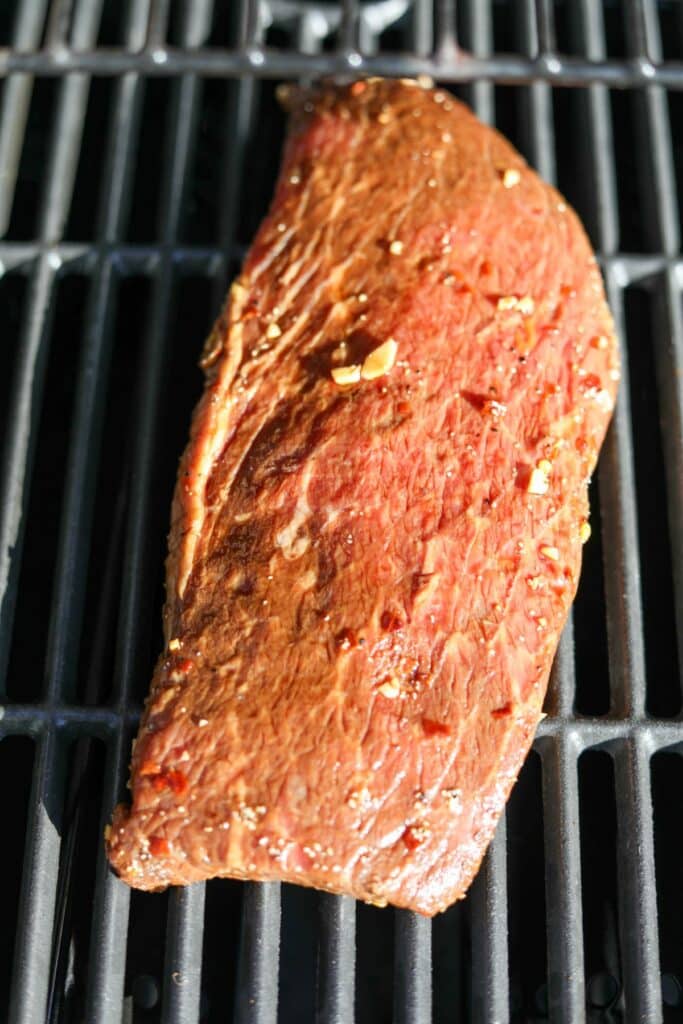 Steak on the grill