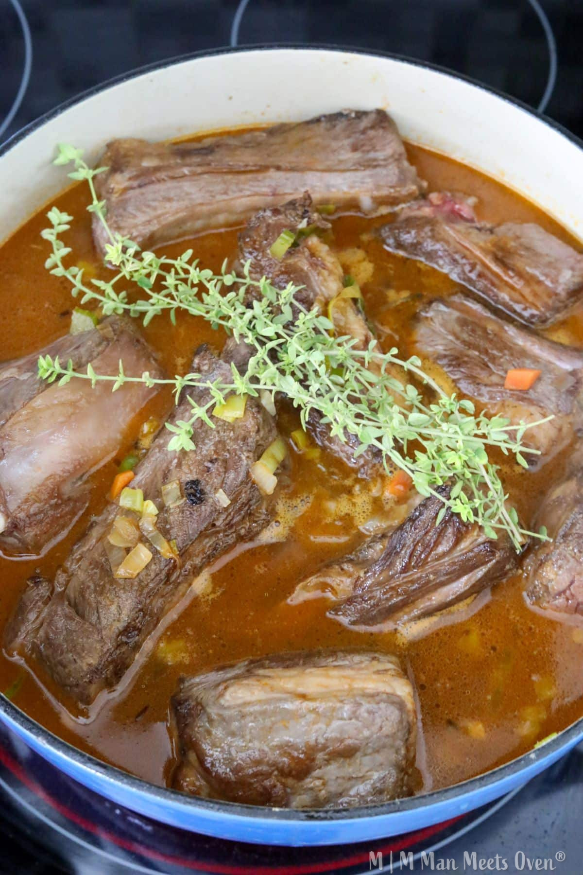 Braised Irish Whiskey Short Ribs - Man Meets Oven