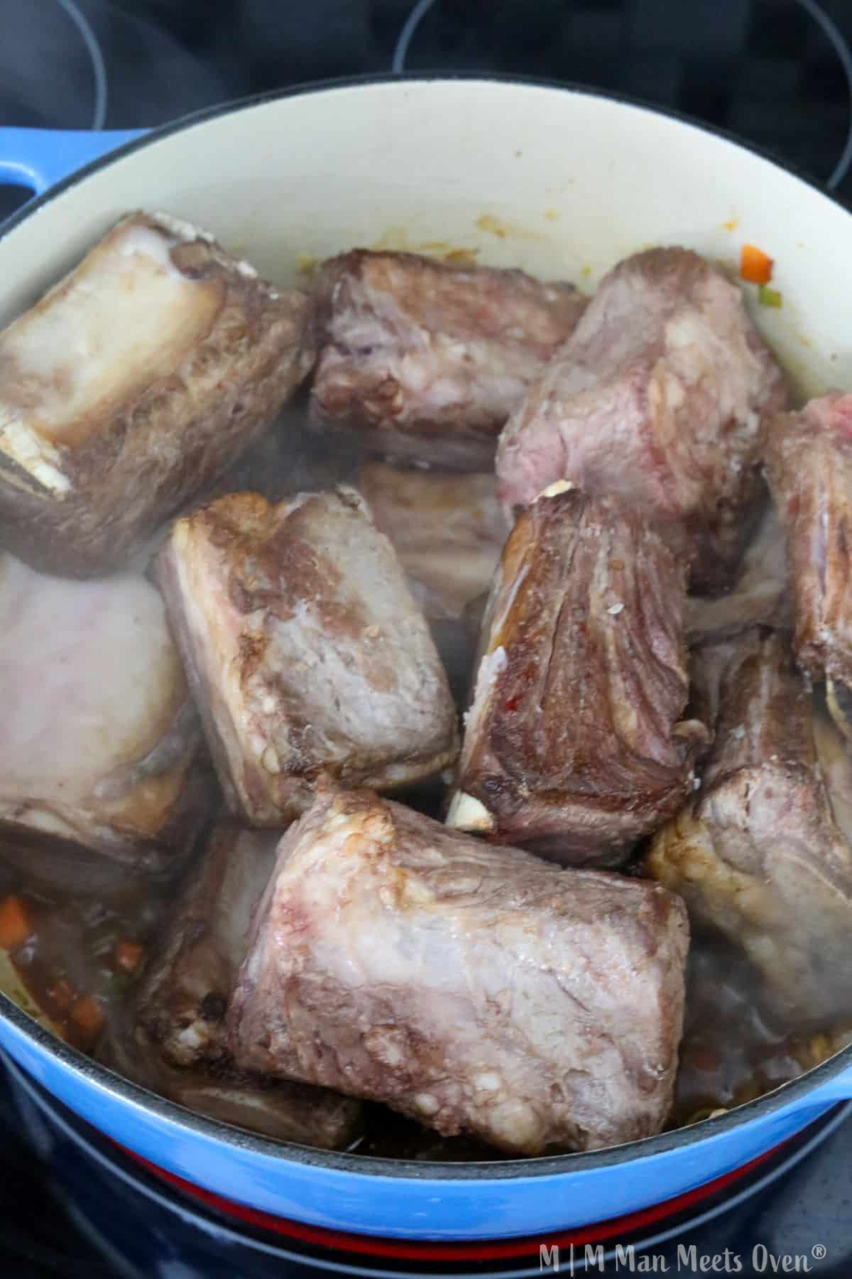 Braised Irish Whiskey Short Ribs - Man Meets Oven