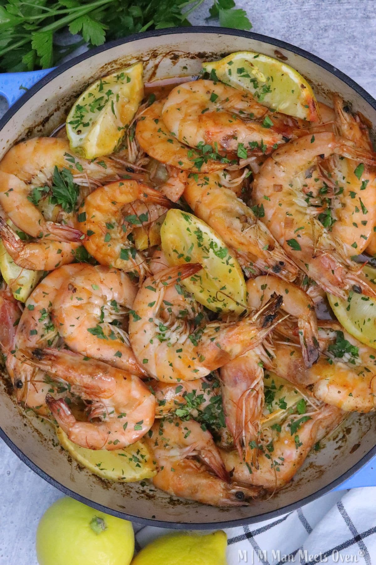 Head On Citrus Shrimp - Man Meets Oven