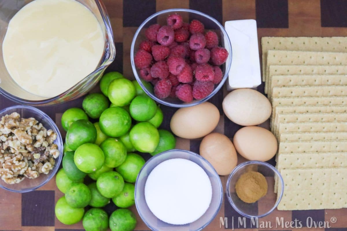 Key Lime Raspberry Pie Raspberry Key Lime Pie - Man Meets Oven